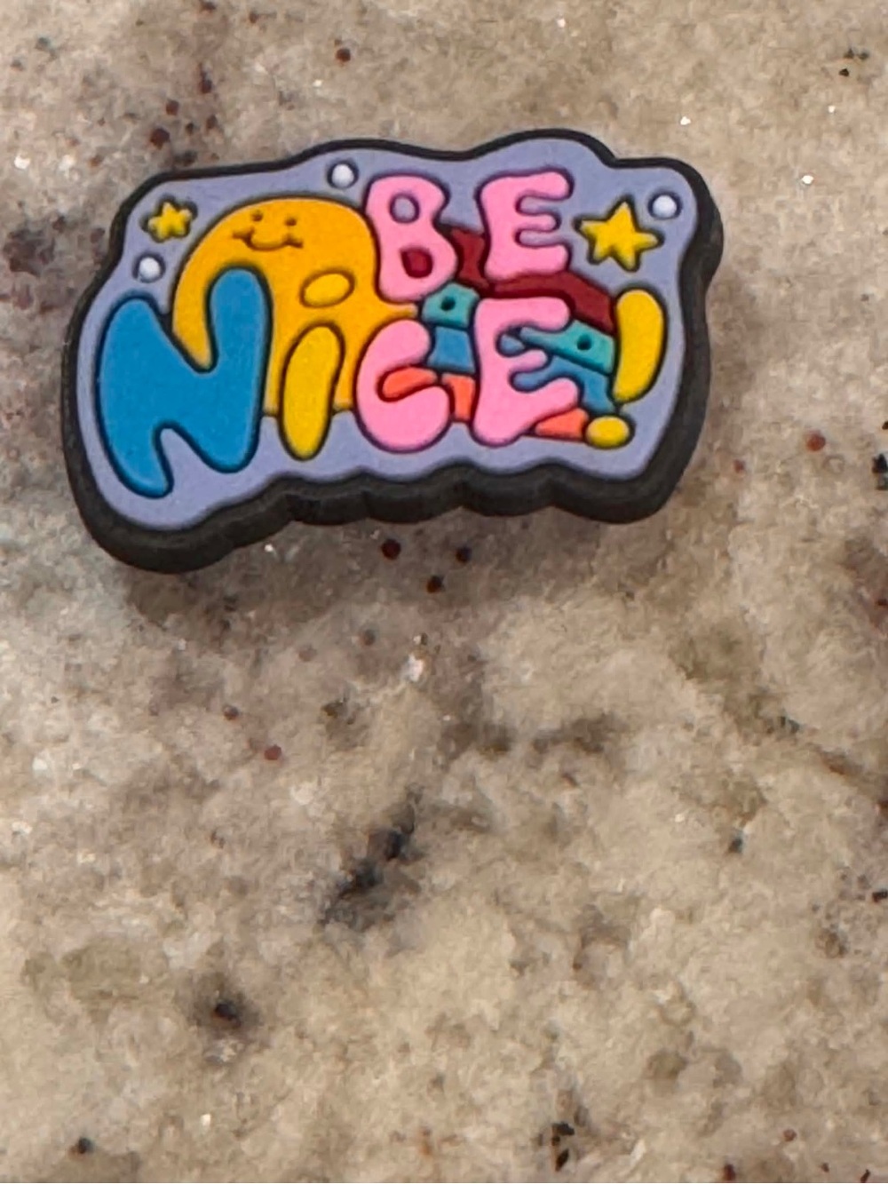 CROCS BE NICE! Multicolor Jibbitz Charm